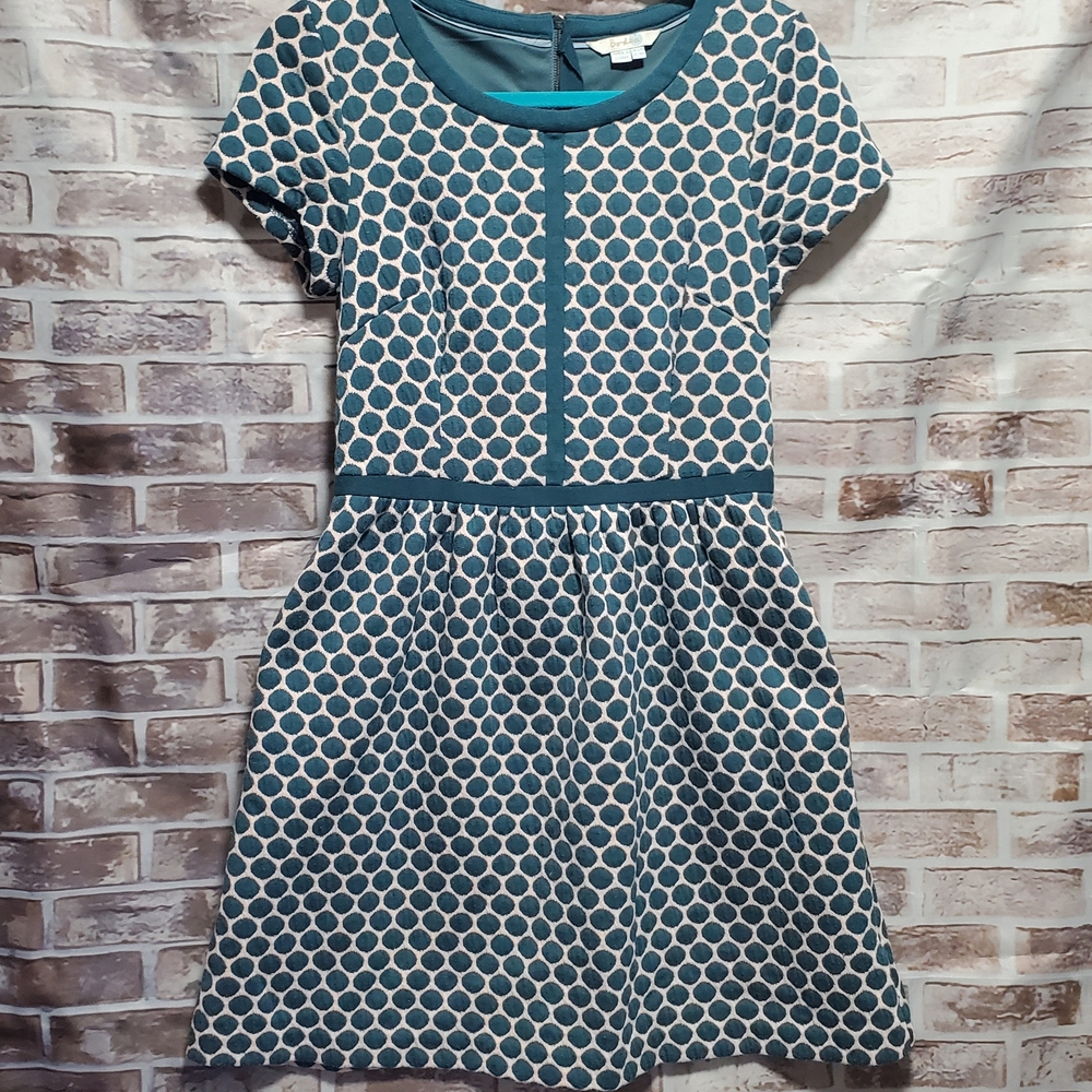 Boden Dress 8R Mini Teal
